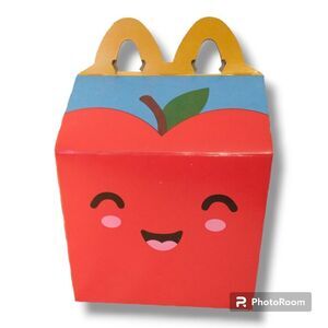 2023 Blooming Marvelous Apple Picking McDonalds Happy Meal Box EMPTY BOX ONLY